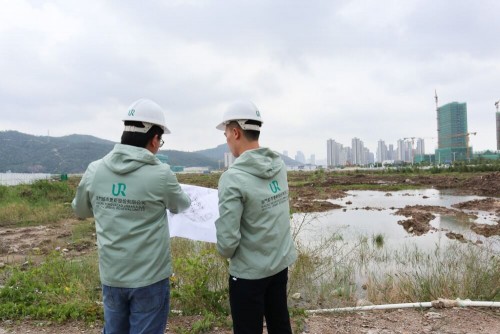 MUR engineering team conducts a land inspection.