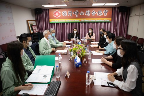 MUR discusses Iao Hon local area development with Women’s General Association of Macau
